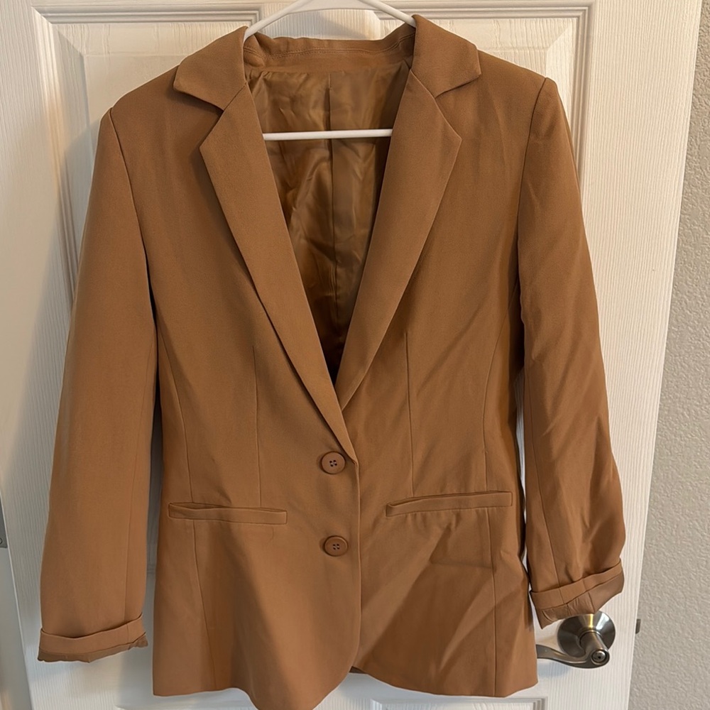 Women's Tan Blazer